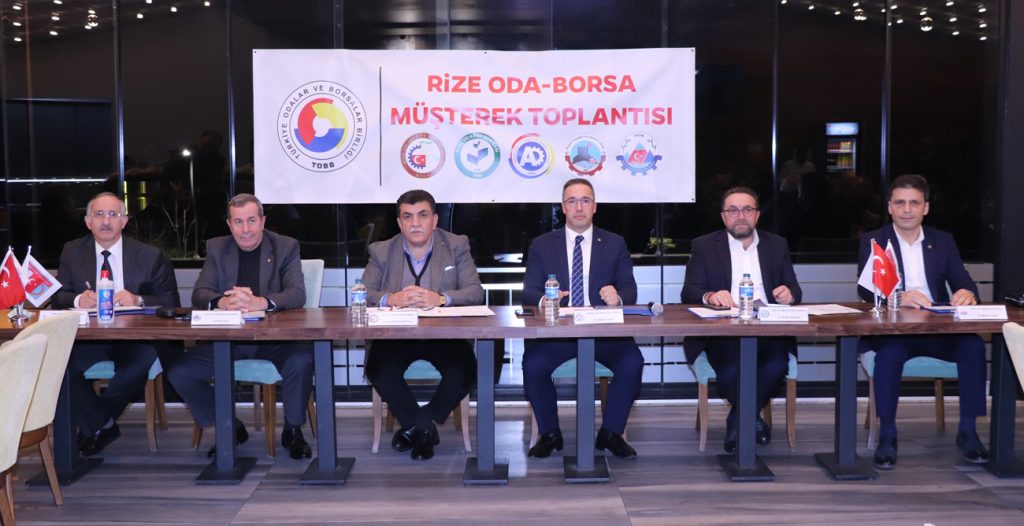 Oda-Borsa Müşterek Toplantısı Ardeşen TSO Ev Sahipliğinde Gerçekleştirildi