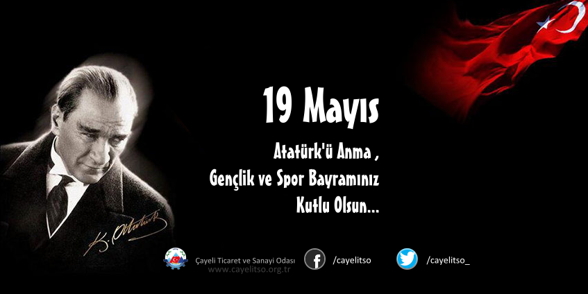 Başkanımızdan 19 Mayıs Kutlama Mesajı